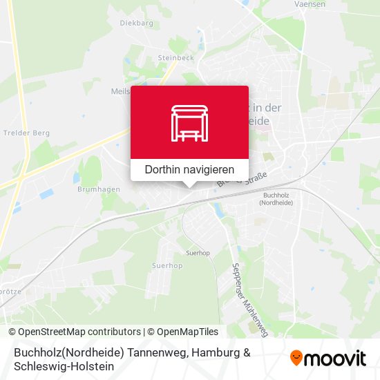 Buchholz(Nordheide) Tannenweg Karte