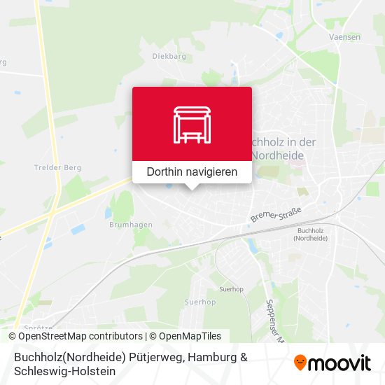Buchholz(Nordheide) Pütjerweg Karte