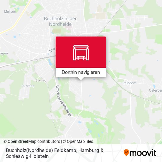 Buchholz(Nordheide) Feldkamp Karte