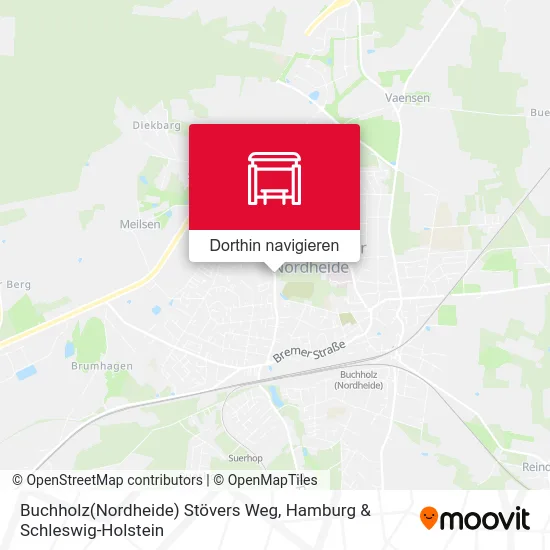 Buchholz(Nordheide) Stövers Weg Karte