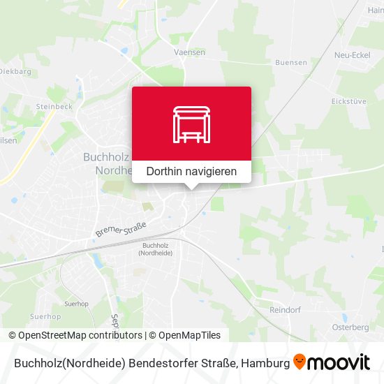 Buchholz(Nordheide) Bendestorfer Straße Karte