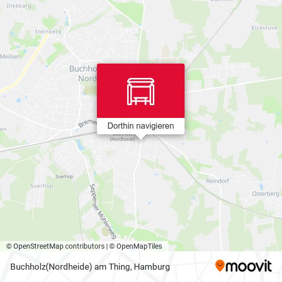 Buchholz(Nordheide) am Thing Karte