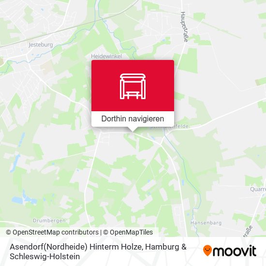 Asendorf(Nordheide) Hinterm Holze Karte
