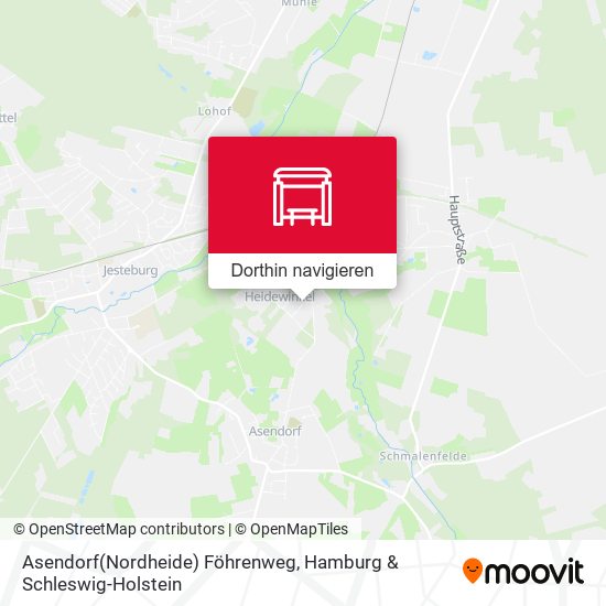 Asendorf(Nordheide) Föhrenweg Karte