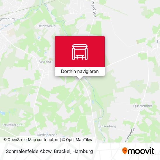 Schmalenfelde Abzw. Brackel Karte