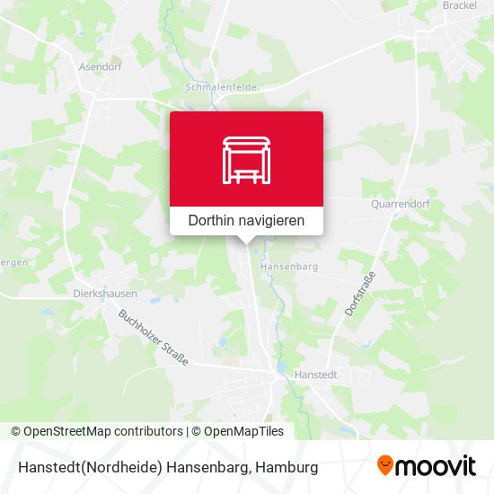 Hanstedt(Nordheide) Hansenbarg Karte