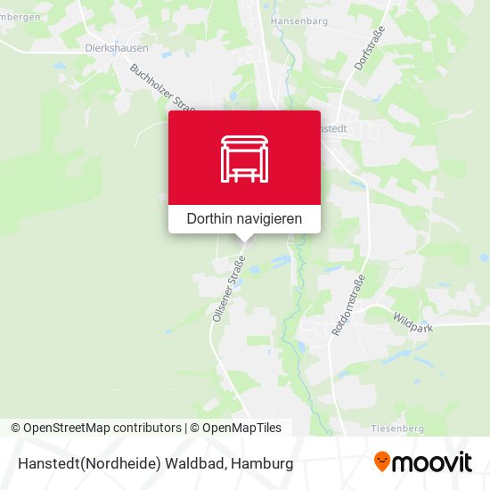 Hanstedt(Nordheide) Waldbad Karte