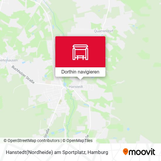 Hanstedt(Nordheide) am Sportplatz Karte