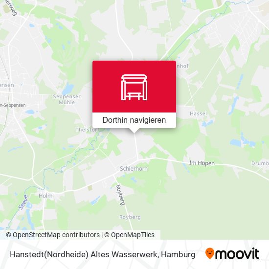 Hanstedt(Nordheide) Altes Wasserwerk Karte