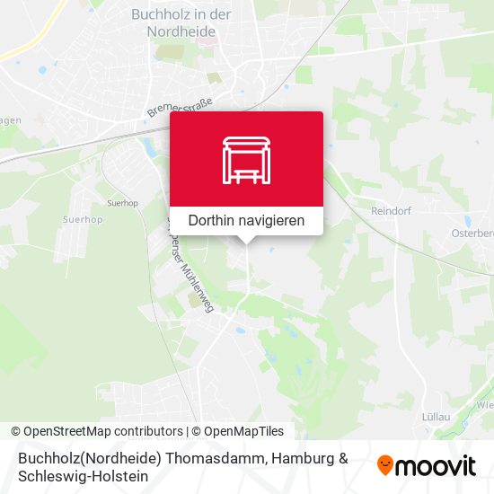 Buchholz(Nordheide) Thomasdamm Karte
