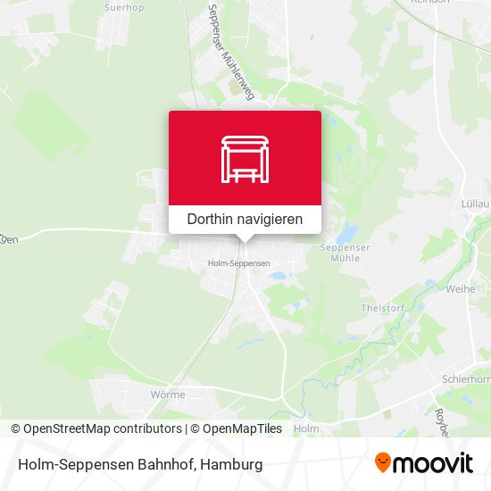 Holm-Seppensen Bahnhof Karte