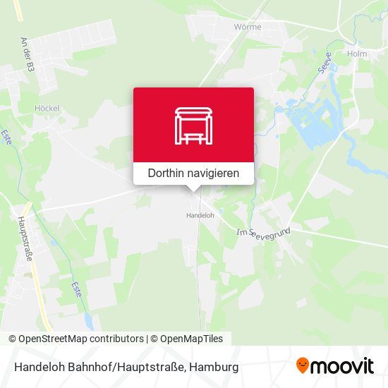Handeloh Bahnhof/Hauptstraße Karte