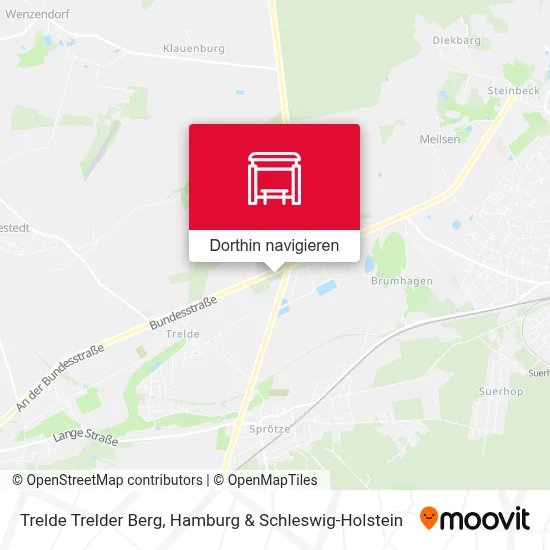 Trelde Trelder Berg Karte