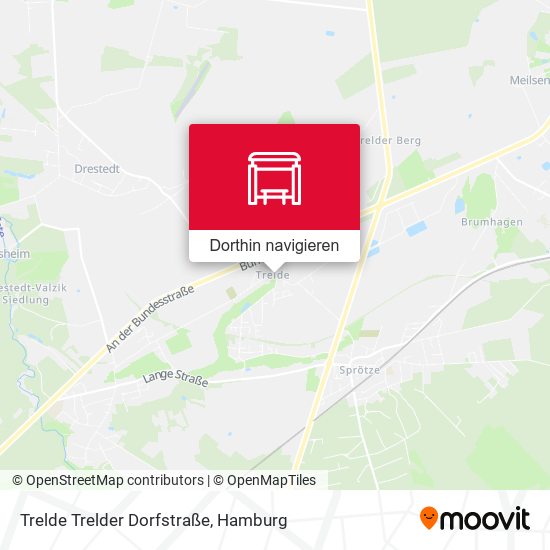 Trelde Trelder Dorfstraße Karte