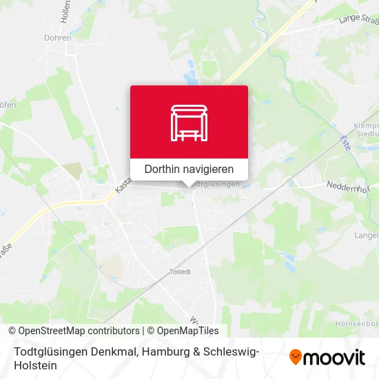 Todtglüsingen Denkmal Karte