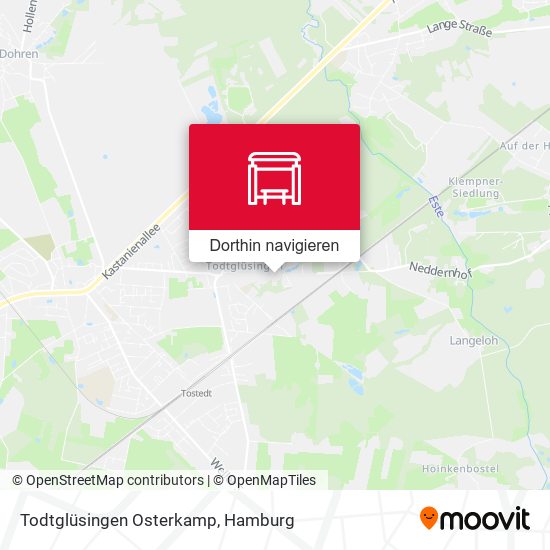 Todtglüsingen Osterkamp Karte