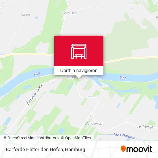 Barförde Hinter den Höfen Karte