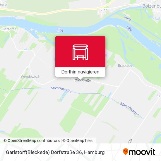 Garlstorf(Bleckede) Dorfstraße 36 Karte
