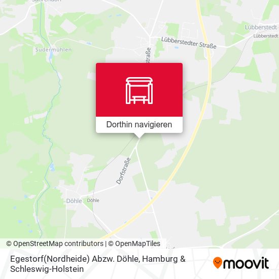 Egestorf(Nordheide) Abzw. Döhle Karte