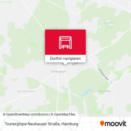 Tosterglope Neuhauser Straße Karte
