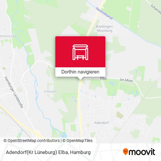 Adendorf(Kr Lüneburg) Elba Karte