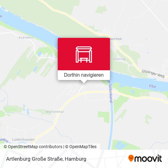 Artlenburg Große Straße Karte