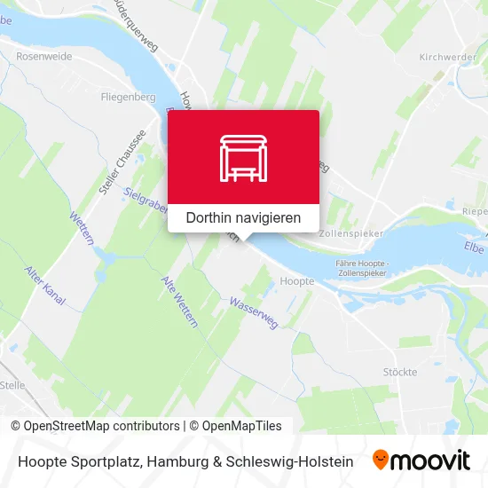 Hoopte Sportplatz Karte