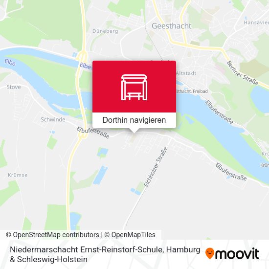 Niedermarschacht Ernst-Reinstorf-Schule Karte