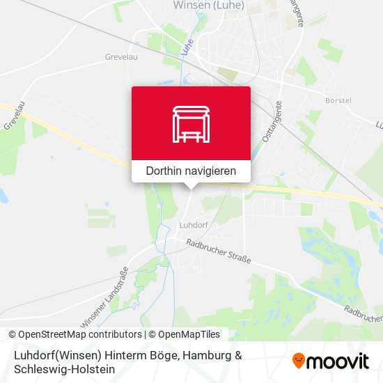 Luhdorf(Winsen) Hinterm Böge Karte