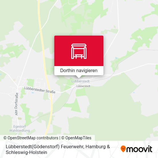 Lübberstedt(Gödenstorf) Feuerwehr Karte