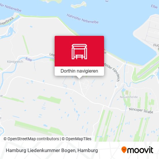 Hamburg Liedenkummer Bogen Karte