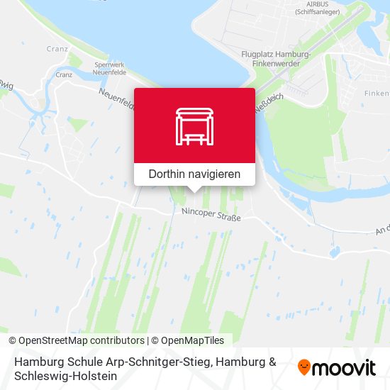 Hamburg Schule Arp-Schnitger-Stieg Karte