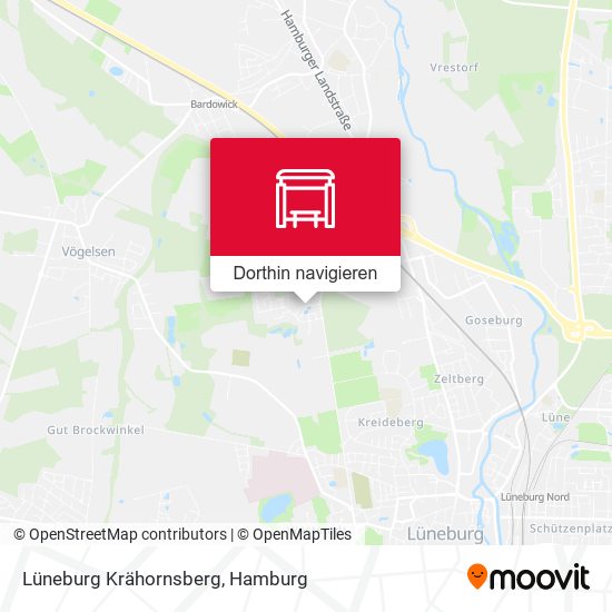 Lüneburg Krähornsberg Karte