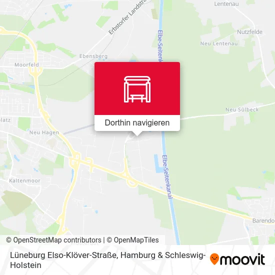 Lüneburg Elso-Klöver-Straße Karte