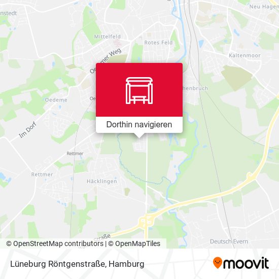 Lüneburg Röntgenstraße Karte