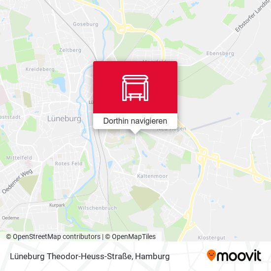 Lüneburg Theodor-Heuss-Straße Karte