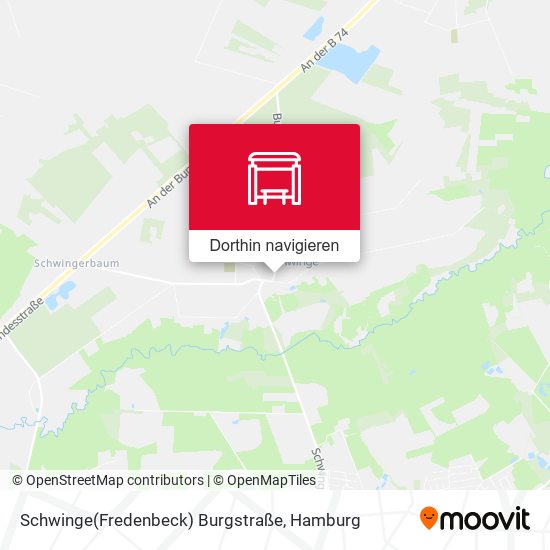 Schwinge(Fredenbeck) Burgstraße Karte