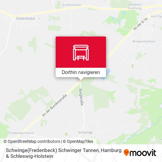 Schwinge(Fredenbeck) Schwinger Tannen Karte