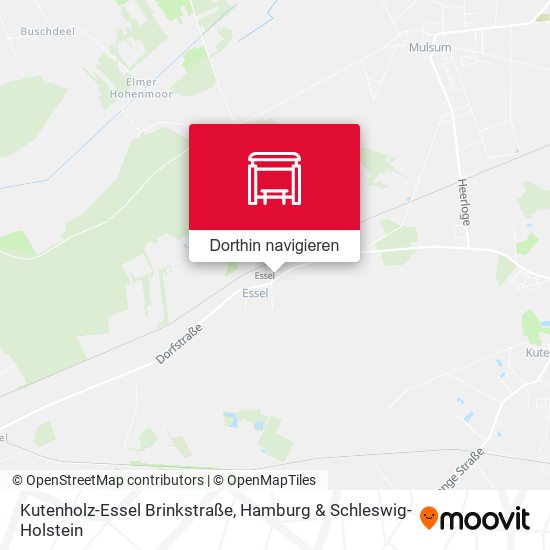 Kutenholz-Essel Brinkstraße Karte