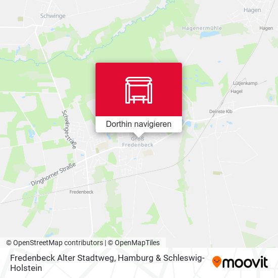 Fredenbeck Alter Stadtweg Karte