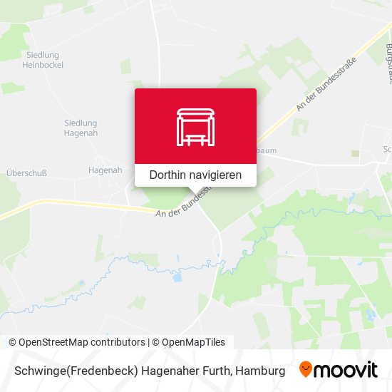 Schwinge(Fredenbeck) Hagenaher Furth Karte