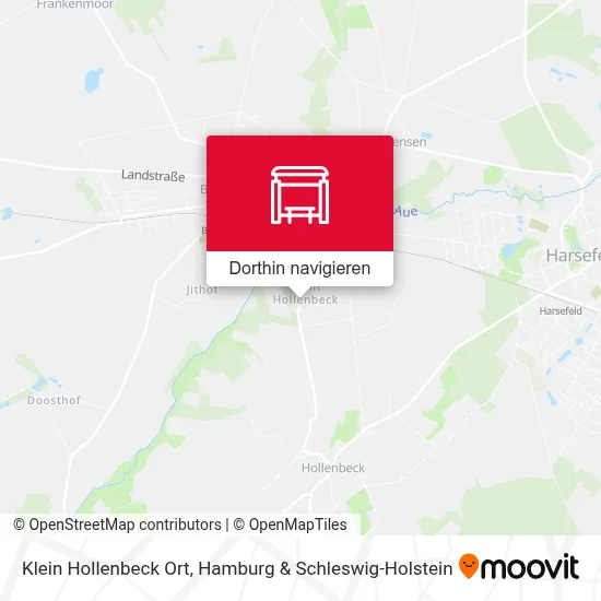 Klein Hollenbeck Ort Karte