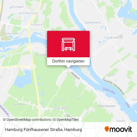 Hamburg Fünfhausener Straße Karte
