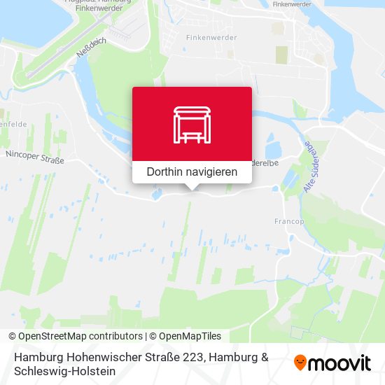 Hamburg Hohenwischer Straße 223 Karte