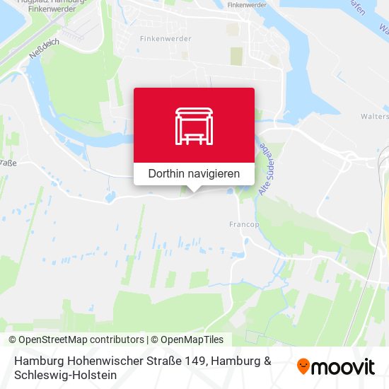 Hamburg Hohenwischer Straße 149 Karte