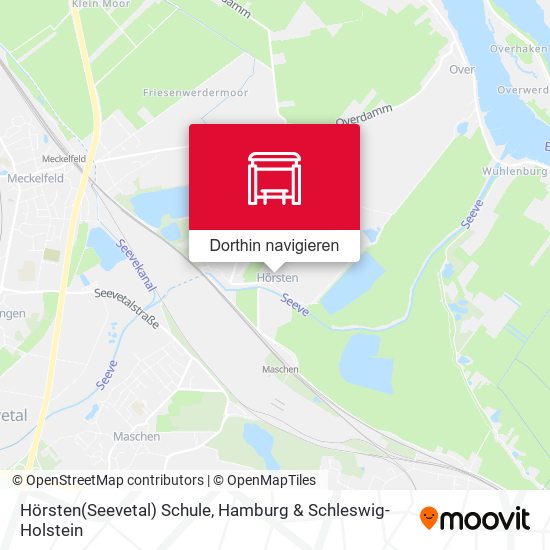 Hörsten(Seevetal) Schule Karte