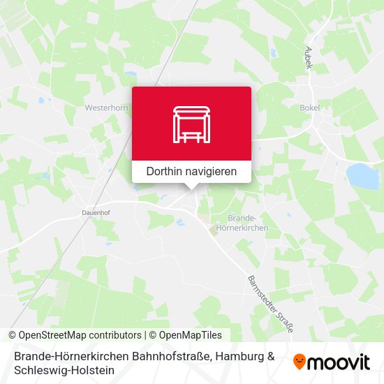 Brande-Hörnerkirchen Bahnhofstraße Karte