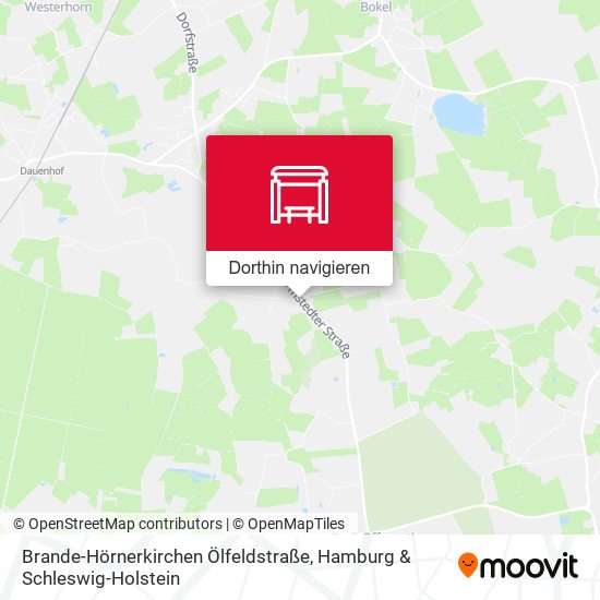 Brande-Hörnerkirchen Ölfeldstraße Karte