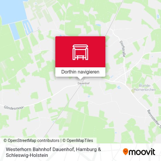 Westerhorn Bahnhof Dauenhof Karte