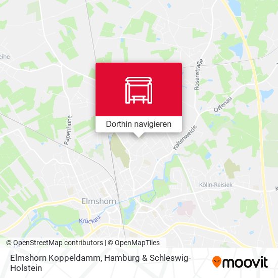 Elmshorn Koppeldamm Karte